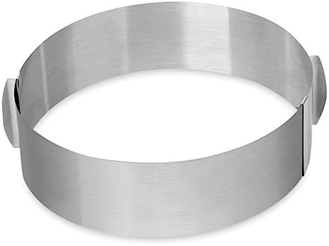 DECHOUS Adjustable Stainless Steel Mousse Cake Mold Round Baking Tool Non-Stick for Cakes Biscuits
