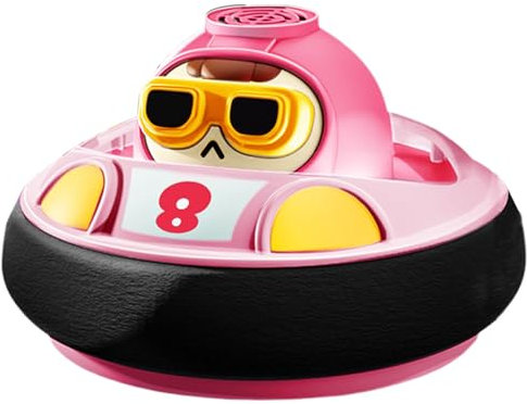 Coche de choque para niños, juguete de bola flotante,Pequeño auto chocador con sonido e iluminación | Juego interactivo de parachoques para coche, bola flotante de aire recargable con parachoques de e