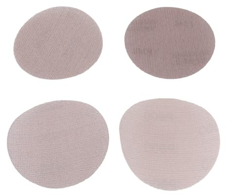 Create idea 20pcs 5 inch Mesh Sanding Discs 125mm P120 P240 P400 P600 Round Mesh Sanding Discs Pads for Car Wood Furniture and Floor