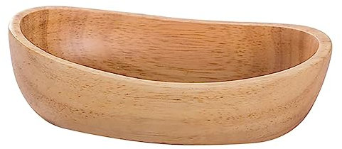 Alipis 2 Pièces Assiette De Fruits En Forme De Bateau Bol à Bois Corbeille à Fruits Multifonctions Saladier En Forme De Bateau Bol à Goûter Décoratif Saladier D'hôtel En Bois