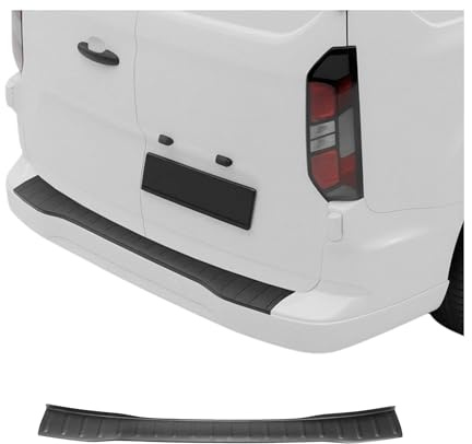OMAC Protection de Pare-Chocs Arrière pour VW Transporter T7 2024-2026 – Acrylique Noir Mat – Seuil de Coffre sur Mesure – Protection Seuil de Chargement