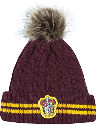 Cinereplicas - Harry Potter Mütze mit Bommel - Offiziel lizensiert - Gryffindor - Rot und Gelb