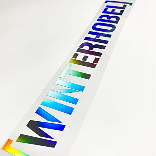 1A Style Sticker 55cm Winterhobel Aufkleber Wintermotive Wintersaison New Slick Oil Winterkarre Autoaufkleber Winterschlampe Schneeflitzer Eiskratzer Schneeschieber Frostbeule Wintermärchen