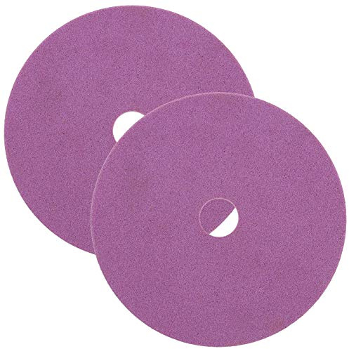 Be In Your Mind 2pcs Corindon Disque de Meulage Meule Tronçonneuse Lame d'affûtage Scie à Chaîne Affûteuse Haute Efficacité, 100mmx10mmx 3.2mm
