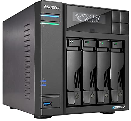Asustor AS6604T Serveur de Stockage 4 Baies 8To Disque Dur : IronWolf 4X 2To