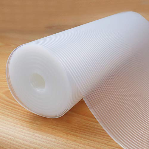 Shelf Liner, Non-Slip Cabinet Liner, Washable Oil-Proof for Kitchen Cabinet, Shelves, Refrigerator, Storage, Desks, 16 Inches x 20 FT, Non Adhesive Drawers Liner… (16 Inches x 20 FT)