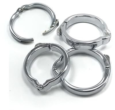 3 Größen einstellbare Metall -Vorhaut Korrektur Hahn Ringe Männer V Penis Ring Männlicher Verzögerungsring, Penisringe (Size : M 28 to 32mm)