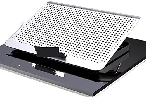 XTYPE Alloy Laptop Cooler Stand Gaming Laptop Cooling Fan Laptop Cooling Pad inch Notebook Radiator Stand for Gaming (Color : White)