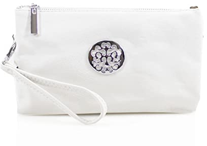 LeahWard Women's Wristlet Purse,Cross Body Bag For Women, Small Messenger Bag, 2 Compartment Cross Body Bag