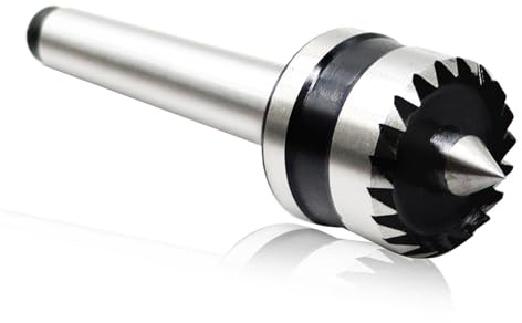 Yunnergo Centro de transmisión de torno de madera MT1 MT2 con corona de 1 pulgada y corona de 5/8 pulgadas, herramienta de torneado de torno de madera (MT1)