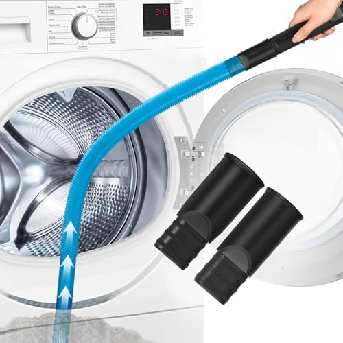 RUKHOOL Bocchetta Flessibile a Lancia Ugello Piatto per Aspirapolvere con Tubo Accessori da 35mm / 32mm Ugelli Lungo Universale per Fessure, Ricambi Pulizia per Asciugatrice Mobili e Auto, 81CM