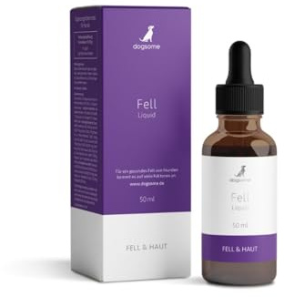 dogsome Fell Liquid | Unterstützt Fell & Haut deines Hundes | von Tierärzten entwickelt | Tierfutter - Zusatzfutter | Biotin