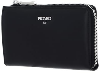 Picard Bingo Geldbörse aus Rindsleder, in der Farbe: Schwarz, Maße: 16 x 10 x 3 cm, 7218342001