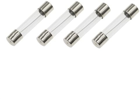 20 Stück 6 x 30 mm flinke Glassicherungen, 6 x 30 mm, 250 V, 0,5 A, 1 A, 2 A, 3 A, 4 A, 5 A, 6 A, 8 A, 10 A, 15 A, 20 A, 25 A, 30 A, AMP-Röhrensicherungen(Size:F30A)