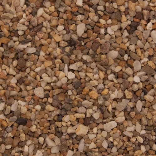 Dihl 4KG Nordic Aquatic Aquarium Gravel, 2-4mm Decorative Pea Gravel, Non-Toxic Natural Substrate. For Fish, Aquatic Reptiles, Arthropods, Crustacean and Amphibians, 4 KG