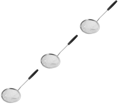 PRETYZOOM 3 Piezas Colador Cucharadas Pasta De Ñoquis Utensilios De Cocina Cucharada De Pasta Utensilios De Wok Escurridor De Pasta Cuchara Para Espumadera Cuchara Ranurada De Madera