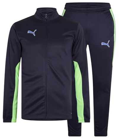 PUMA Set tuta da uomo Finesse Performance, Navy/Mela, S