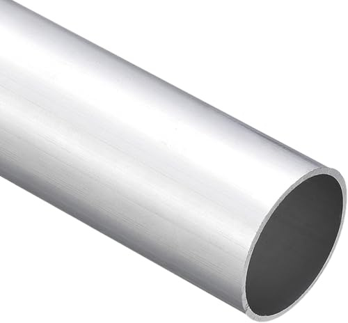 TA-VIGOR Aluminium Round Tubes 1Pc 6063 40mm OD 37mm ID 150mm Length | Metal Seamless Straight Tubing Aluminum Pipe for Home Furnishing, Machinery, DIY Handicraft and Repair Projects