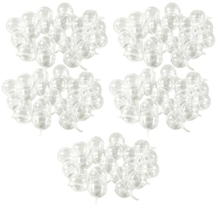 AYPOHU Lot de 100 boîtes à chocolat transparentes pour emballage de bonbons, bouquet de chocolat, décoration de fête de mariage, convient pour les amateurs
