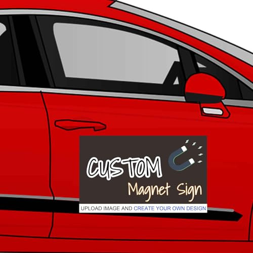 ＨＡＯＡＮＧＺＨＥ Magneti Personalizzato per Auto - Design Unico e Creativo per Decorare la Tua Auto - per Frigorifero, Veicolo, Lavagna Bianca e pubblicità - Regalo Perfetto per Amanti delle Automobili