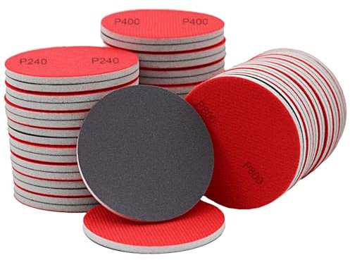 36 Piezas Esponjas abrasivas, Bloques de Lijado Suave para Uso en Seco/Mojado, Grano P180-P3000, Almohadillas de Lijado Manual para Madera, Metal, Pintura, Reparación de Carrocerías de Auto
