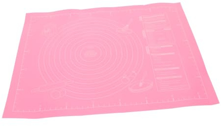 Alipis Tappetino in Silicone Per Impastare Antiaderente e Resistente Misurazione Per Pizza Torte Pane e Biscotti Per Cucina e Forno