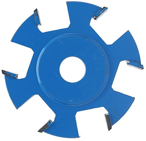 Yctze Disco da Intaglio in Acciaio Al Carbonio per Fresa per Legno a 6 Denti per Smerigliatrici Angolari per la Lavorazione del Legno, Strumento di Scanalatura Versatile