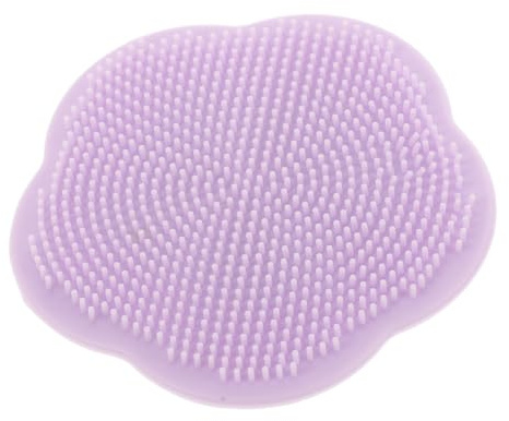 FRCOLOR Silicone Bath Brush with Ergonomic Grip for Newborns, Adorable Bow and Flower Shape, Soft Scalp Shampoo Massage Brush for Bathing and Cradle Cap Care