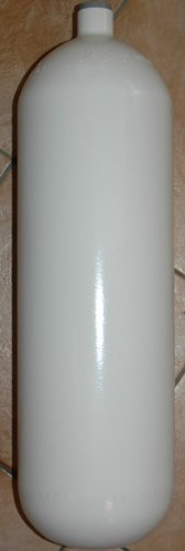 High Tech Diving Stahlflasche/Tauchflasche 12 Liter 230 bar 204mm kurz ohne Anbauteile