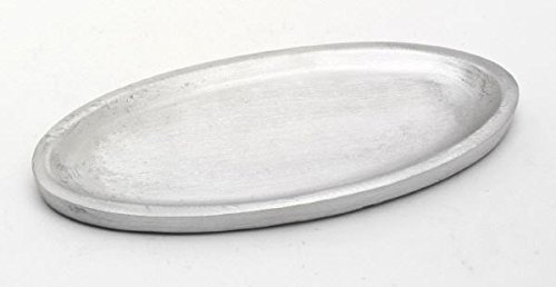 Piattino, Larghezza 7 cm, Lunghezza 16 cm, Alluminio, Soldi, ottuso, Ovale