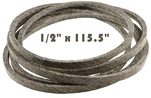 Courroie d'entraînement pour tondeuse à gazon John Deere M124895 Scotts S1742 S1642 Sabre 1542HS 1542GS 1642HS 1742HS 1742GS 106,7 cm x 293,4 cm Fabriqué en Kevlar