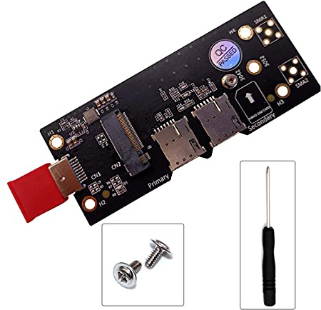 ciciglow NGFF (M.2) auf USB 3.0 Adapter, NGFF auf SIM 2G/3G/4G/5G Riser-Karte mit Kompatibel mit 2G-GSM/GPRS 3G-CDMA 4G WiMAX/LTE/5G für Desktop-Computer Laptop