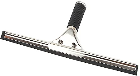 SagaSave Fönsterskrapa, professionell glasklennorkare med handtag för badrumsdörr, spegel och golv (25 cm)