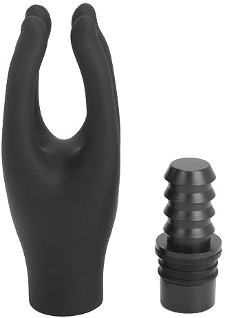 Fauitay Faszienmassagekopf, Austauschbarer Kopf, 4 Finger Künstliche Hand, Silikon-Faszienmaschinen-Aufsatz Muskelentspannung und Ermüdung Relief Machine Massage Gun Ersatz Kopf