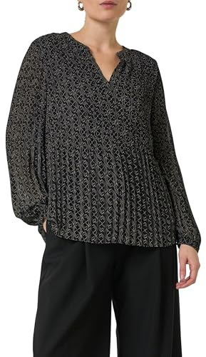 Comma Damen Shirt 2158484 99B6 Black 46