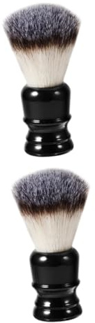 FRCOLOR 2stücke Nylon Bartbürste Mit Resin-griff Tragbares Einfaches Pflegewerkzeug Für Männer Weich Und Hautfreundlich Für Bartpflege Styling