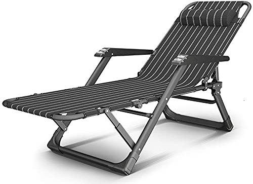Klappbarer Chaiselongue-Stuhl für den Außenbereich, mit Kissen, Schwerelosigkeit, verstellbare Liegestühle für Büro, Pool, Garten, Campingstuhl, B kleine Überraschung, bequemer Jahrestag innovate