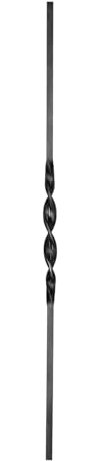 shivler Zaunelemente Gartentor Metallzaun Zäune Zaundekoration Zaunpfosten Balkonverkleidung Set Verschiedene Muster (950mm - 09.626/4 Stück)