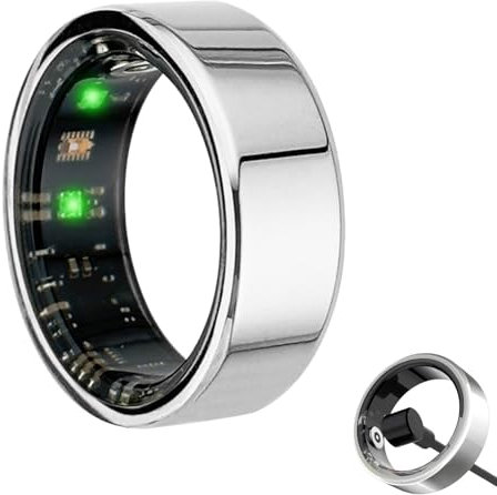 Bracelet intelligent podomètre Bluetooth, moniteur de santé pour homme et femme, anneau de fitness en acier inoxydable, étanche IP67, moniteur de fréquence cardiaque, charge magnétique, compatible