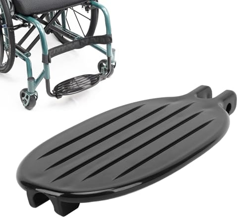 Erhöhte Rollstuhl-Fußstütze Rutschfeste Fußablage Universal | Ergonomische Unterstützung für Beine & Füße, Strukturierte Oberfläche für sicheren Stand, Fußstütze für Alltag Rehabilitati