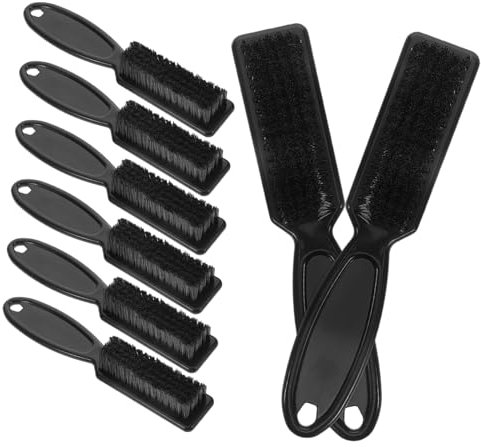 TOVINANNA 8pcs Neck Flat Brush for Barber Shop Tools Piano Cleaning Tools Hair Brush Cleaner Barber Clothing for Hair Trimmer Men