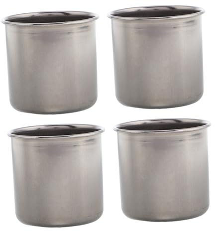 HOLIDYOYO 4pezzi Tazze Inossidabile per per tè e Infrangibili e Impilabili per e capacità