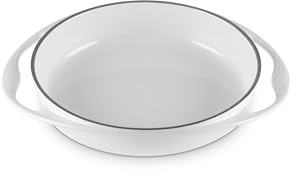 Le Creuset Enameled Cast Iron Round Tarte Tatin Dish, 2 qt., White