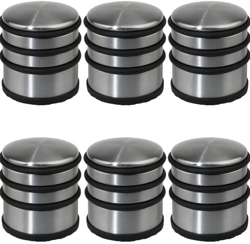 Lot de 6 stop-portes/Bloc porte - Solide & Pratique - Métal