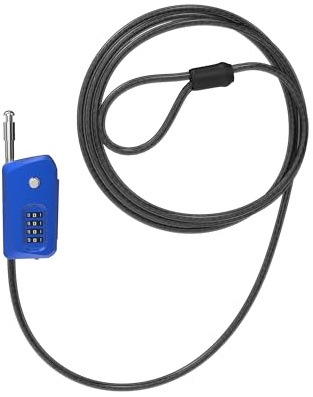 UP Security 6ft Python Cable Lock for Bike, Bicycle, Trail Camera Locking, 4 Digit Combination Lock Outdoor Use, Heavy Duty Anti Theft, Long Security Cable Wire Candado for Trail Cam, eBike, Kayak