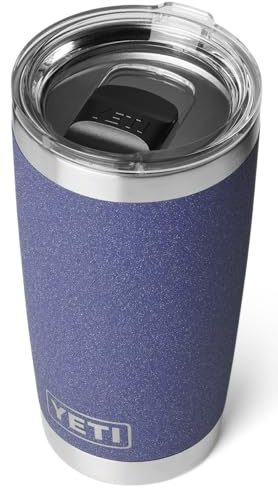 YETI Rambler 20 oz (591 ml) Tumbler with Removable Magslider Lid, Stainless Steel Vacuum Insulated Coffee Cup, Moon Dust
