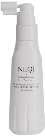 NEQI Sérum para el cuero cabelludo, agua de arroz fermentada, monoi brillo, suavidad, cuidado del cabello para mujer, todos los tipos de cabello, sedoso (The Beautiful People Scalp Care), sin sulfatos