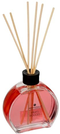 Diffuseur de Parfum Fruits Rouges 100 ML avec 6 Bâtonnets - Atmosphera