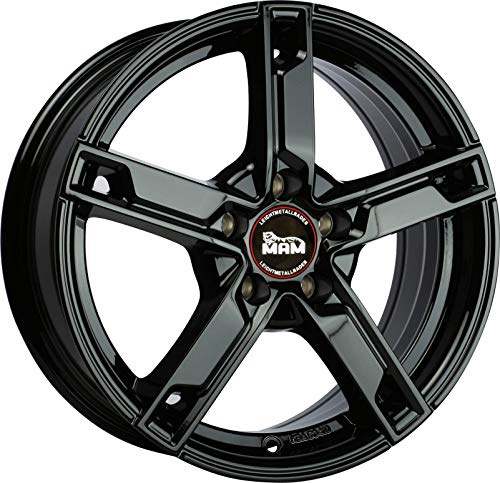 MAMW4 7JX17 5/112 ET48 66.6 BLACK PAINTED Alufelgen