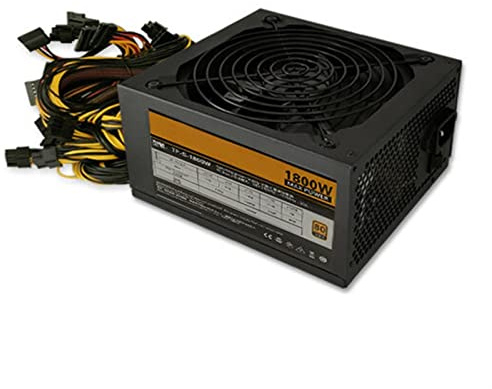 KLVN Alimentation de 1800W RX480 PSU ASIC Bitcoin Miner Alimentation 1800W ATX PICO PSU Exploitation minière ETH, etc. XMR ZEC BTB BTC